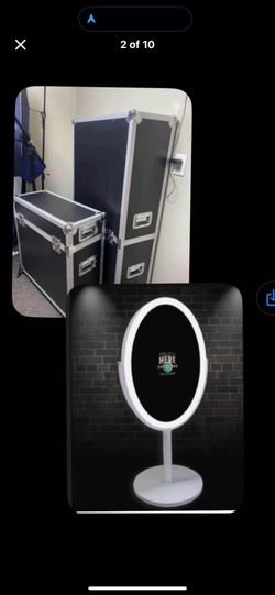Mirror Photobooth Large Oval Two Way Turn Key 
