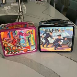 Lunch Boxes Vintage Metal  -Rare