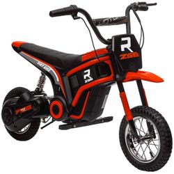 24V14ah Kids Ride On 24V Electric Toy Motocross Motorcycle Dirt Bike-XXL large,Speeds up to 14.29MPH,Dual Suspension