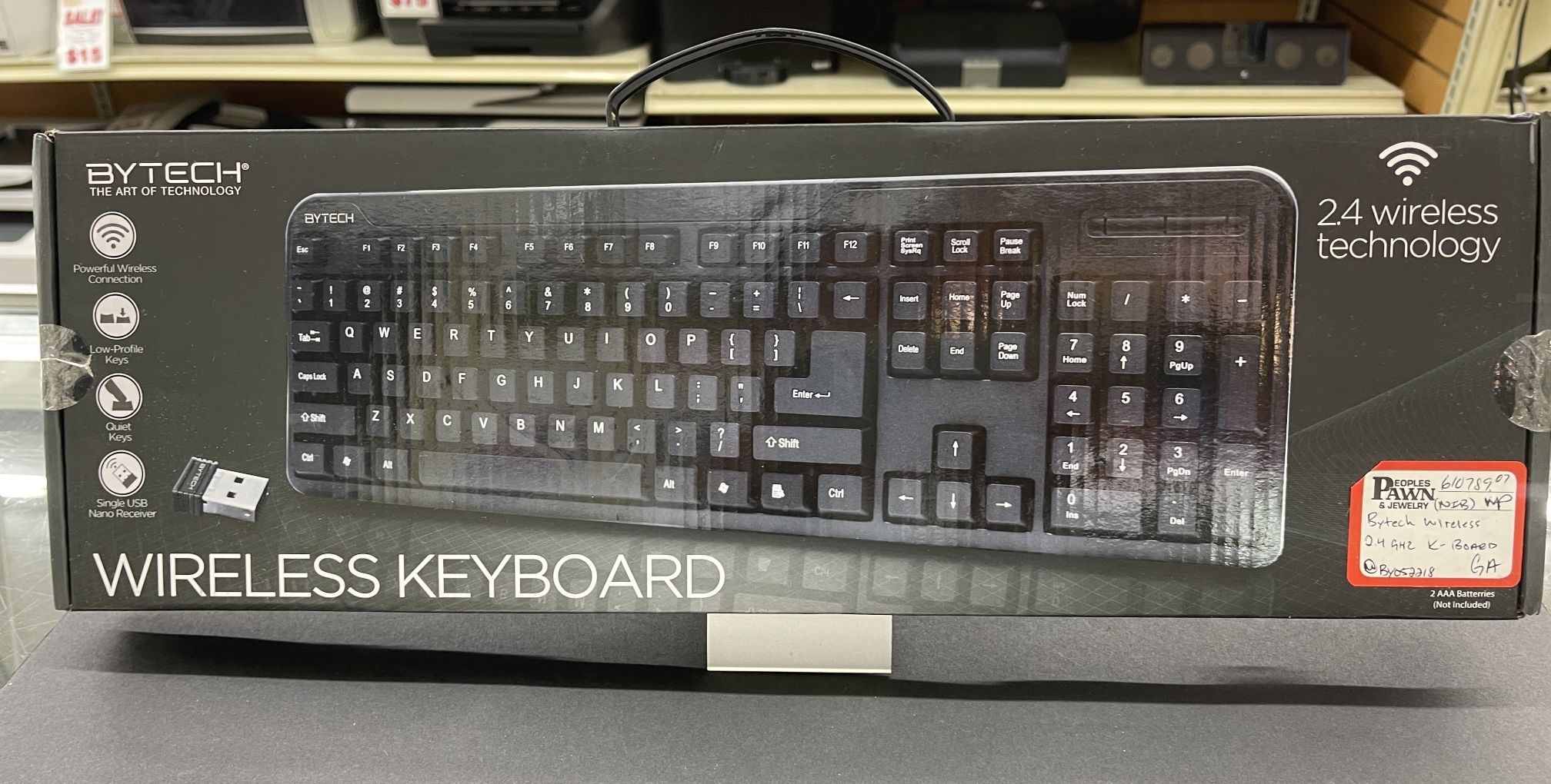 ByTech Wireless Keyboard 2.4 Wireless Technology