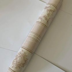 Wallpapers peel and stic vintage, 20.87x393.7” or .53x10M, Good light fastness,