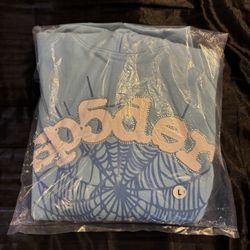 blue spder hoodie