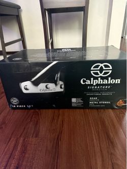 Brand new Calphalon Signature Hard-Anodized Nonstick 10-Piece Cookware Set