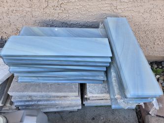 16x4 Blue Glass Subway Tile – Backsplash / Remodel