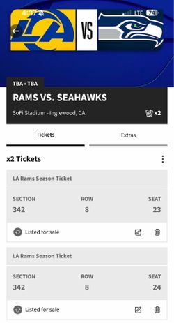 Rams vs Seahawks