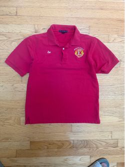 Red Polo Springfield Lions Port Authority Size Medium