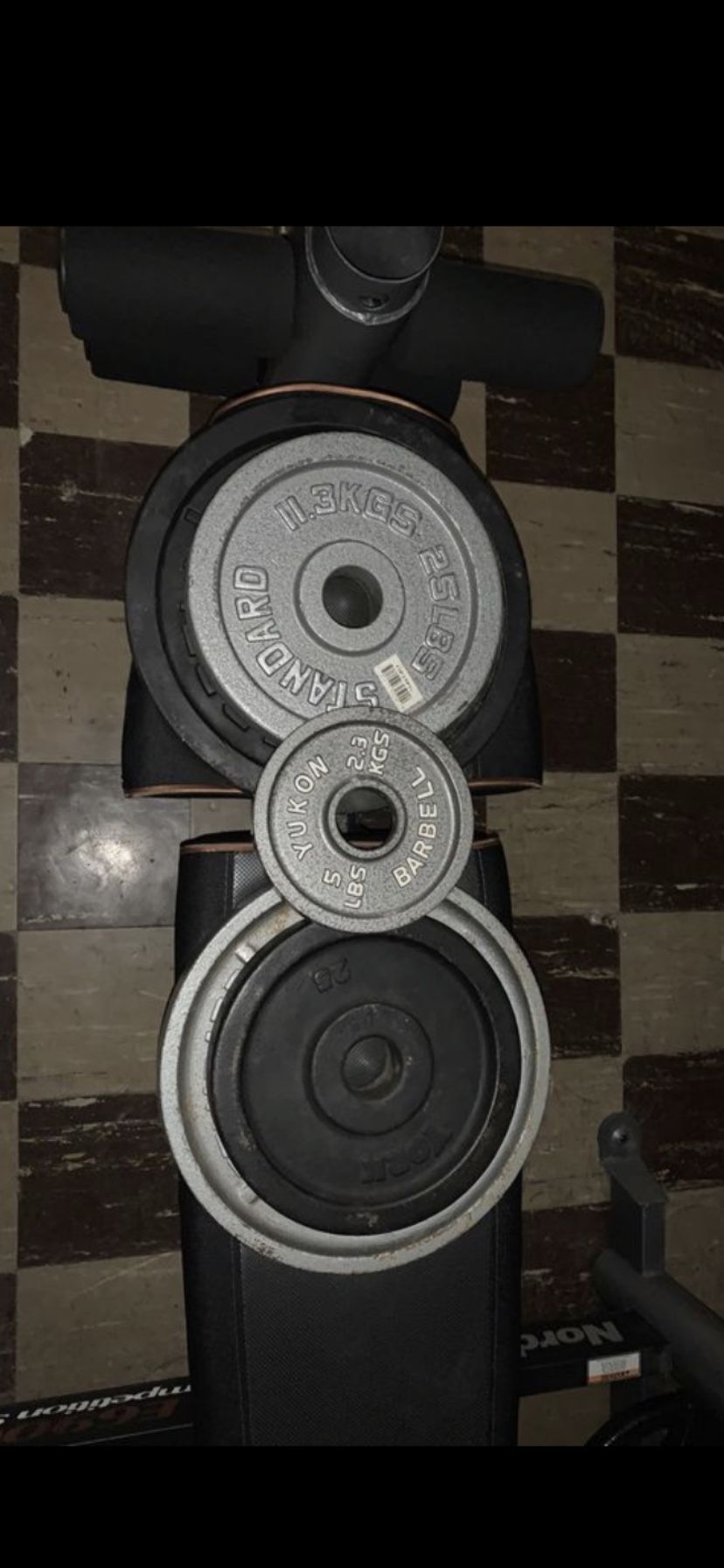 Olympic Weight Plates - 125 lbs