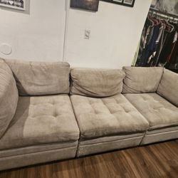Used Sofa With Ottoman 