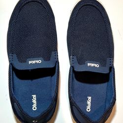 OluKai Kakaha Blue Mesh Slip-On Shoes. Excellent Condition.