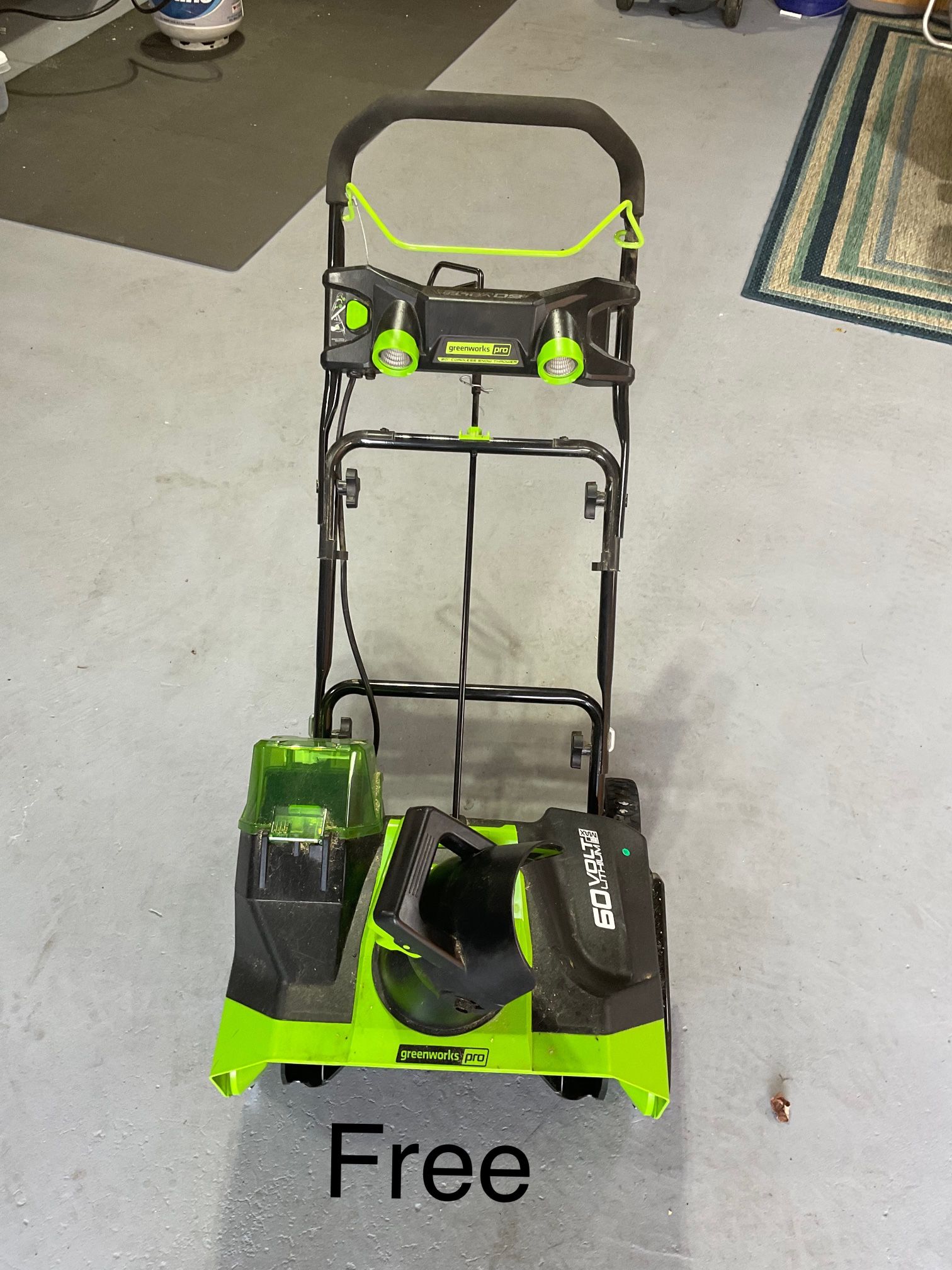 Greenworks Pro 60v Snowblower