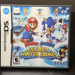 Mario And Sonic At The Olympic Winter Games Nintendo Ds Game