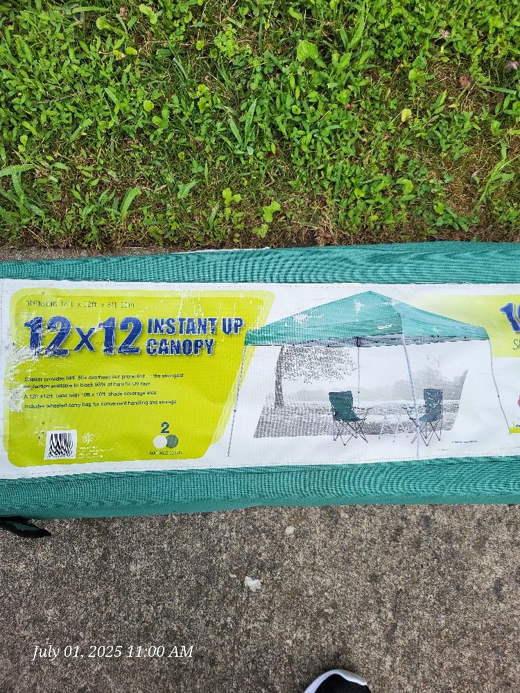 12x12 EZ Pop Up Canopy Tent