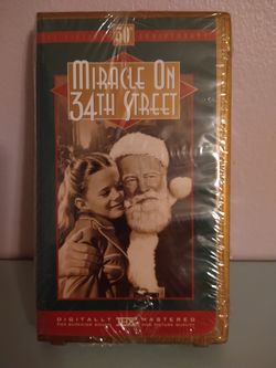 Miracle on 34th Street 50th Anniversary VHS NEW Sealed Christmas