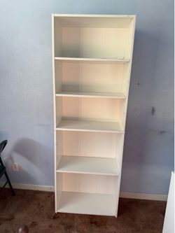 White shelf