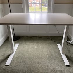 IKEA Trotten adjustable table (White)