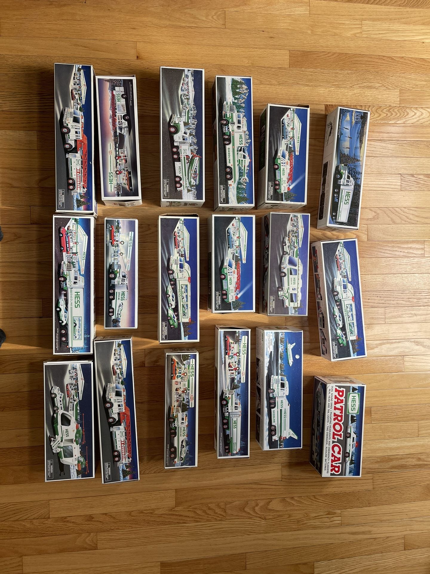 Hess Truck Collection (1988) (2002) (18 In Total)
