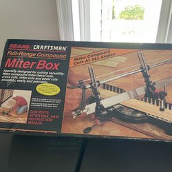 Craftsman Mitre Box And Saw 