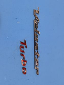 2014 12-16 Hyundai Veloster Turbo Rear Emblem 9 1/4" Used Nice