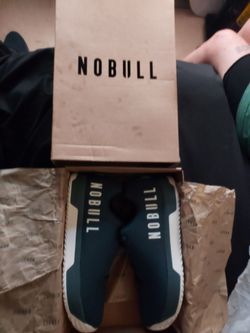 NOBULL MENS BRAND NEW SIZE 12 MIDNIGHT /STORMYWEATHER/WHITE