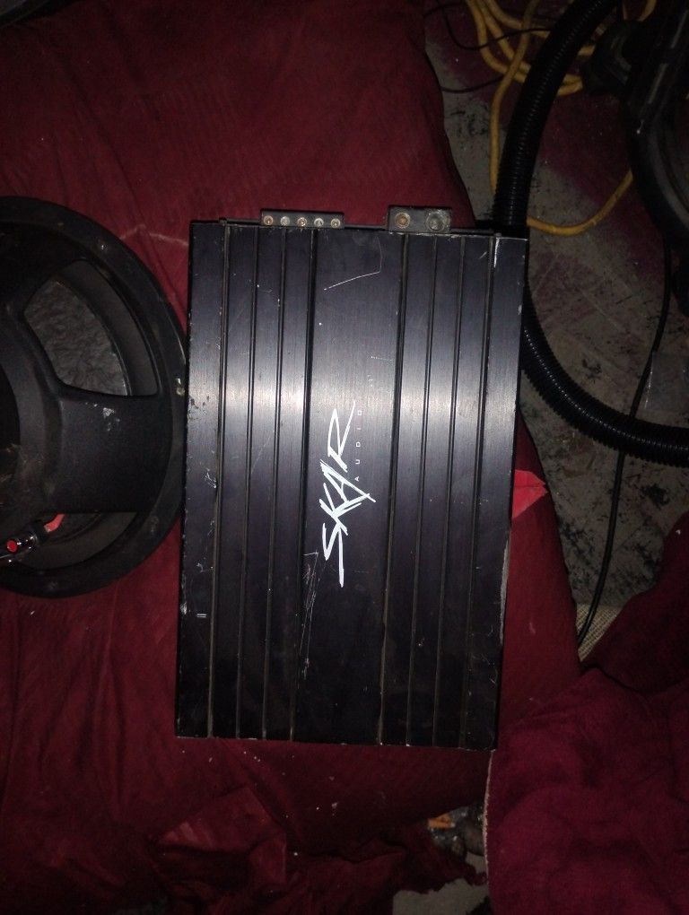 Skar Audio Amp And Phoenix Gold Speakers