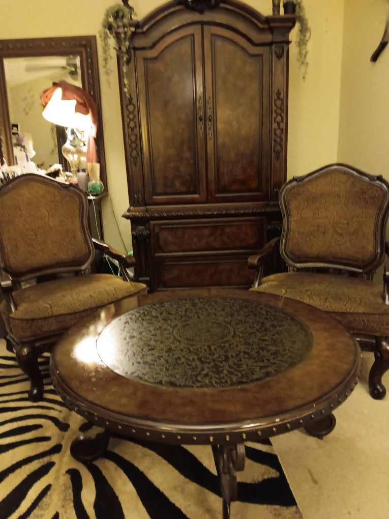 Antique Table And Chairs Hand Carved Chairs