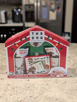 THE DOG - ARTLIST COLLECTION 2007 New-in-Box - 2 Mugs, Frame, Christmas Ornament