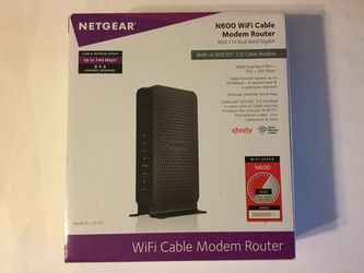 Netgear cable modem router