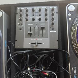 Dj Equipment  StatinTurntable And Denon Mixer 