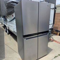 Whirlpool 36 in. Counter depth 4 Door Refrigerator with ice maker  - Like New
