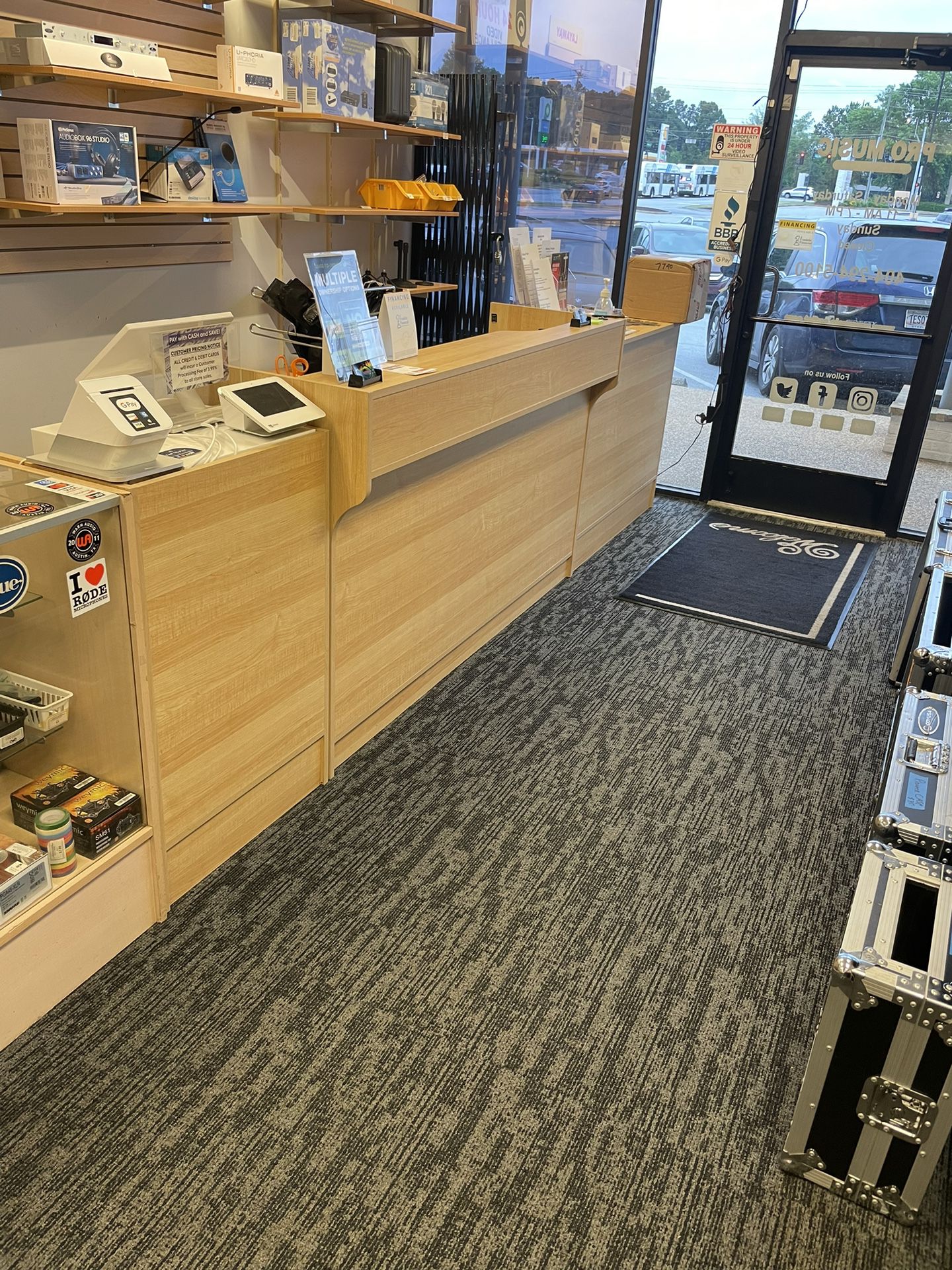 Retail Store Check Out Counter