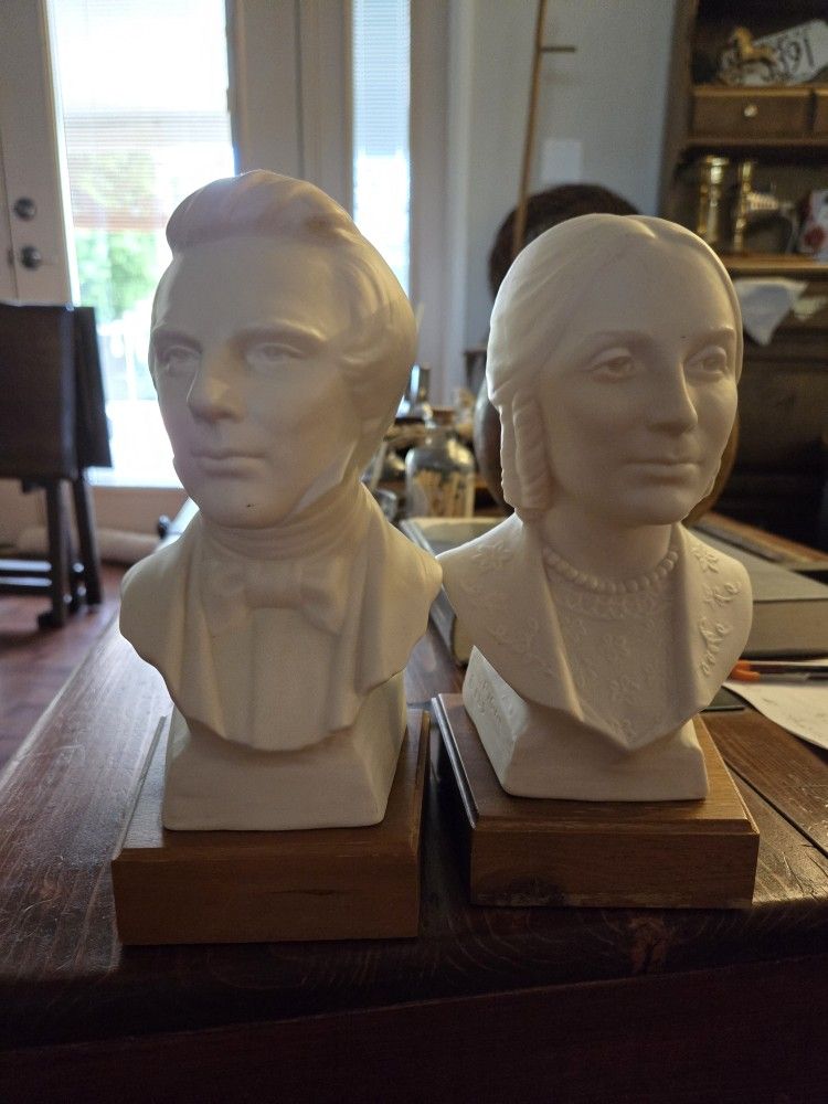 Vintage Florence P. Hansen Classics Bust Joseph & Emma Smith