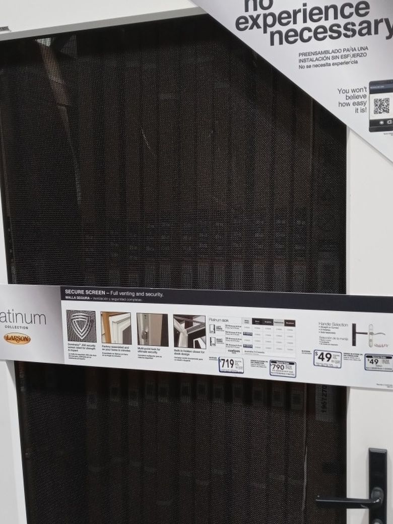 Nice Larson Door Heavy Duty Triple Lock