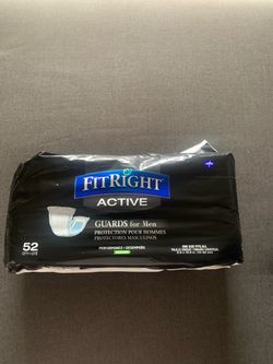 A Side Little Rip Package FITRIGHT Active Guards For Men Performance Maximum - 52 Count NWT