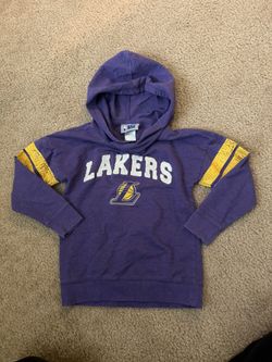Little Kid LA Lakers Hooded Sweatshirt Size Small Or Size 6