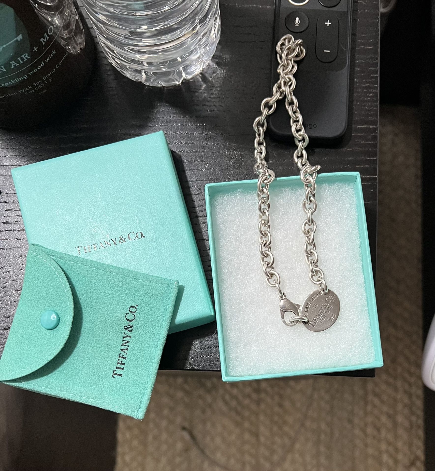 Tiffany Oval Tag Necklace 