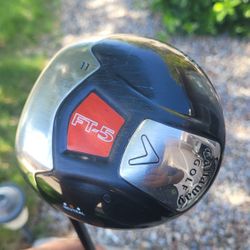 VERY NICE Callaway Fusion FT-5 Draw 11* Driver Fujikura E 150 Fit On R2 Flex 46"