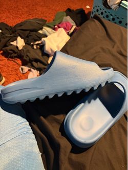 Blue Yeezy Slides Size 12