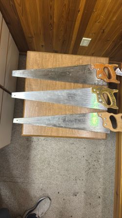 Superior, Craftsman, And Stanley Crosscut Saws. Make Me An Offer