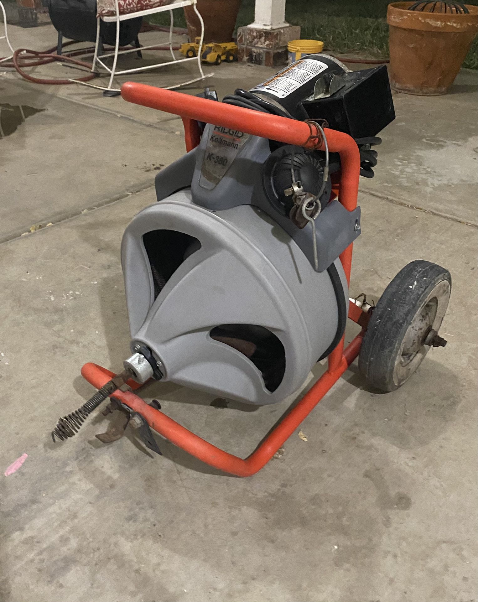 RIDGID Kollmann K380 Electric Drain Cleaner for Sale in Riverside, CA
