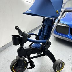 Doona Liki Trike S3, Royal Blue - 5-in-1 Compact, Foldable Tricycle - Suitable for Toddlers 10 to 36 Months