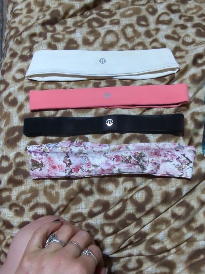 4 Lululemon Headbands