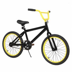 20" Huffy Rock It Boys BMX Bike - Black & Yellow