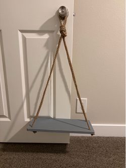 Hanging Rope Shelf