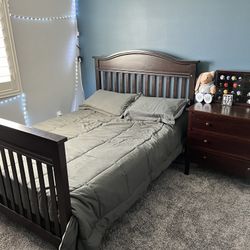 Full Bedroom Set- Bed, Dresser, Nightstand