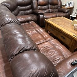 Leather Sofa