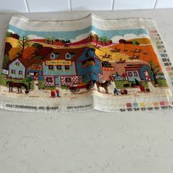 Completed Stitchery Artwork