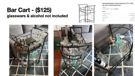Bar Cart ($125)