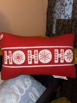 Ho Ho Ho Christmas Pillow
