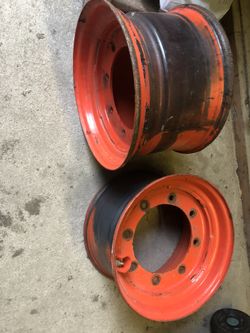 Skidsteer rims