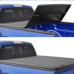 2019 to 2023 Ford Ranger 6ft Truck Bed Soft Tri-Fold Adjustable Tonneau Cover Cobertor para cama de Troca suave de Tres Pliegues Adjustable 